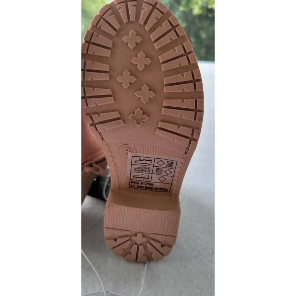 Laundry  Heart  Girls Ankle  Pink Boots‎ Size 8